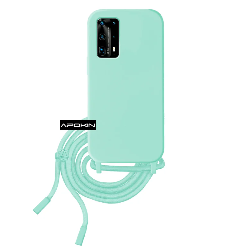 Capa Suave Apokin com Cordão para Huawei P40 Pro Lilás - Imagem 2