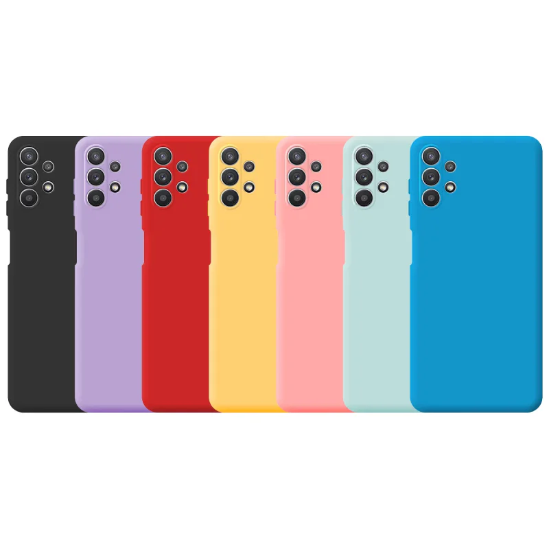 Capa Apokin para Samsung Galaxy A32 5G Silicone Macio com Proteção de Câmara 3D Variedade de cores