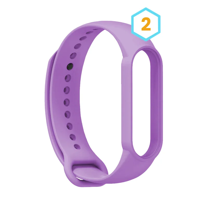 Bracelete de Silicone Apokin para Xiaomi Mi Band 5 / 6 Cor 11 - Imagem 3