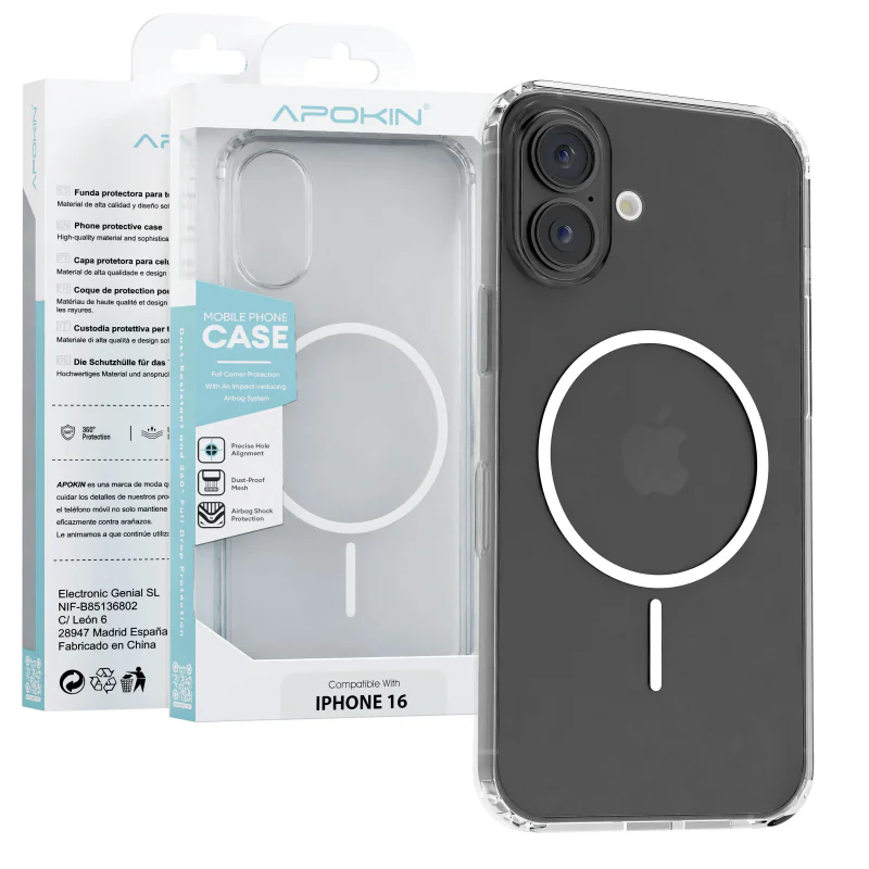 Capa Apokin para iPhone 16 MagSafe Basic