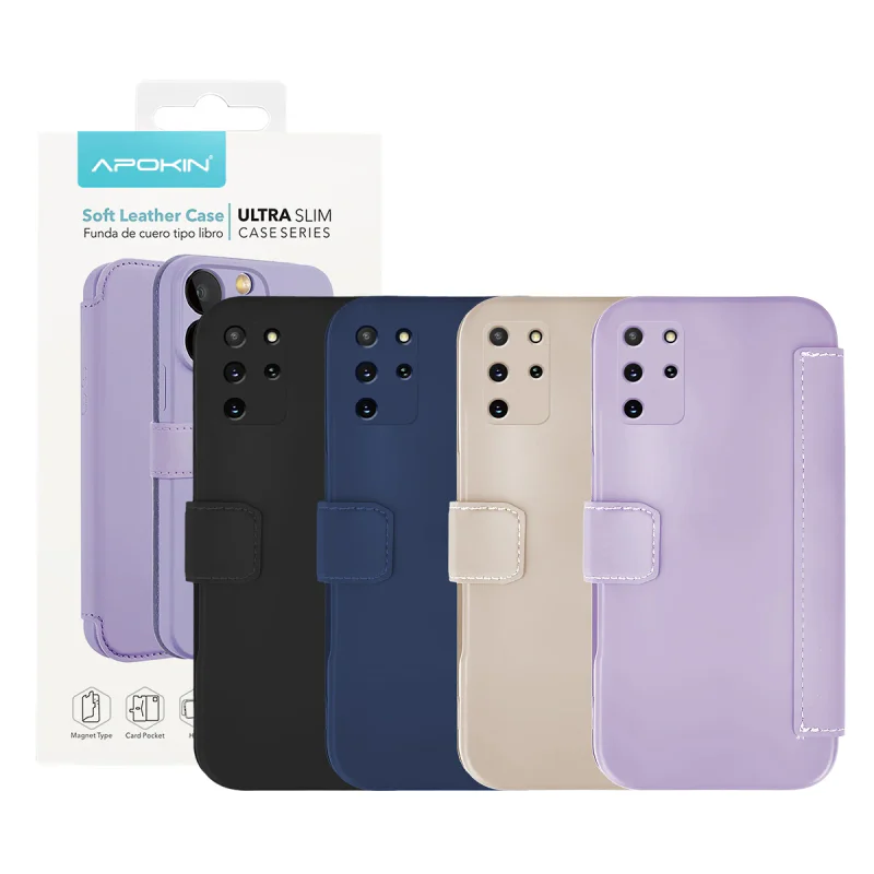 Capa Apokin para Samsung Galaxy S20 Plus Silicone Efeito Pele Preto