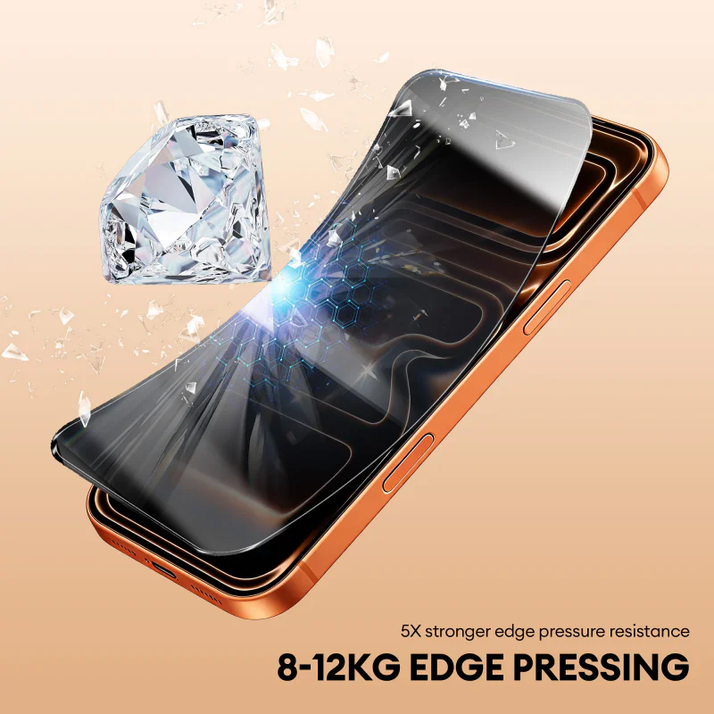Película de Vidro Temperado Apokin 11D Ultra Privacidade para iPhone 18 Pro - Imagem 6