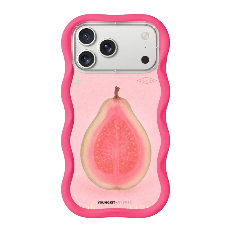 Capa Youngkit Big Wave para iPhone 16 Pro Max com MagSafe Rosa - Imagem 1