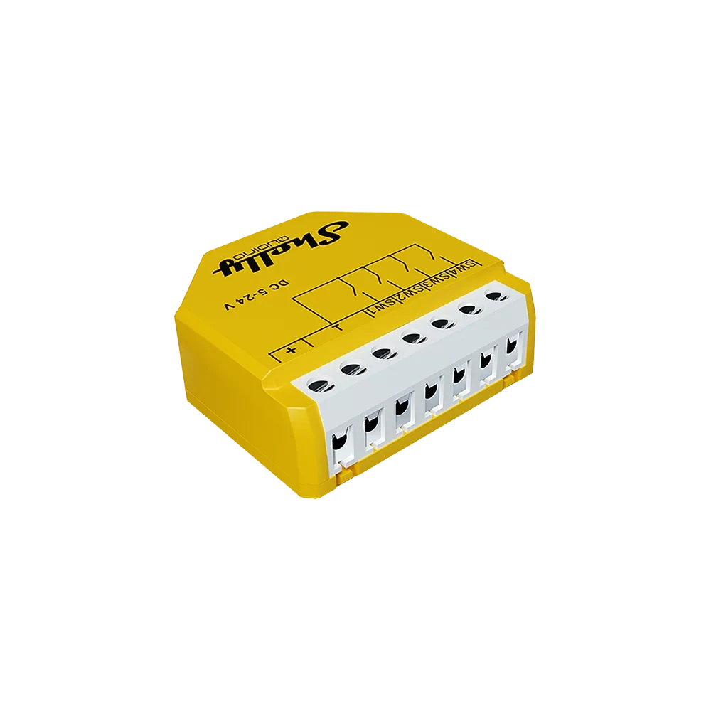 Controlador de Cenas Shelly Wave i4 DC EU LR Z-Wave Long Range 4 Entradas - Imagem 1
