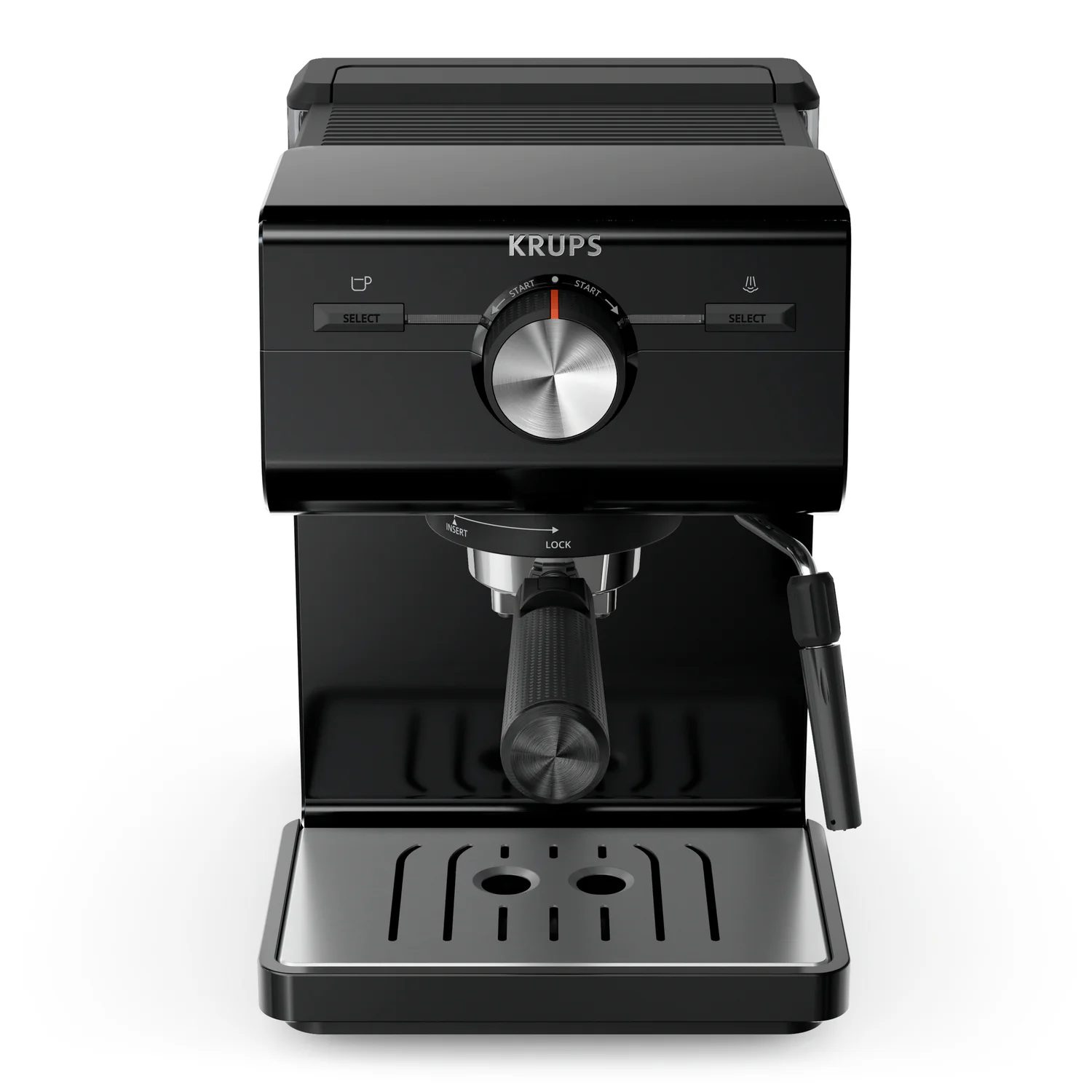 Máquina de Café Expresso Manual Krups Authentic XP381810 15 Bar 2 L com Vaporizador Preta - Imagem 2