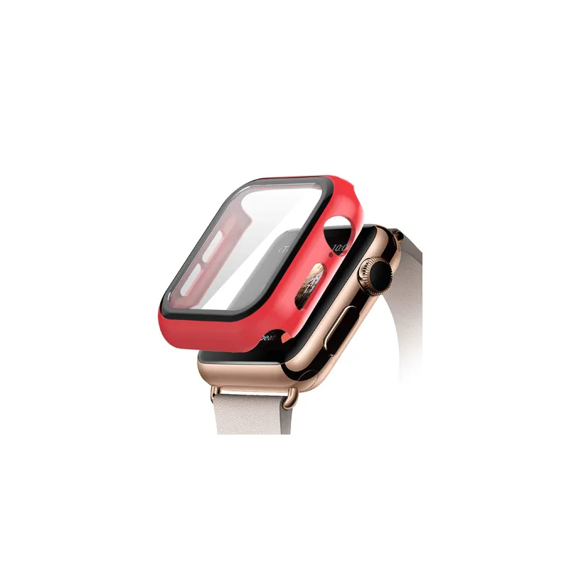 Capa e Película Protetora Apokin para Apple Watch 38 mm Preto - Imagem 3