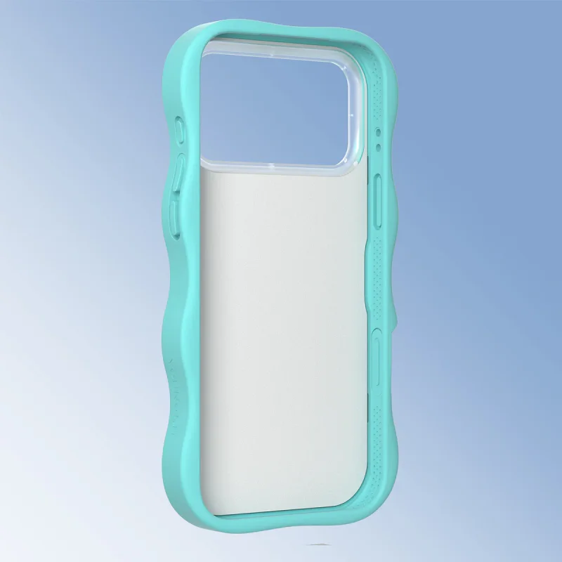 Capa Youngkit Lightning Big Wave MagSafe Apokin para iPhone 17 Pro Max / 18 Pro Max Azul Glaciar - Imagem 6