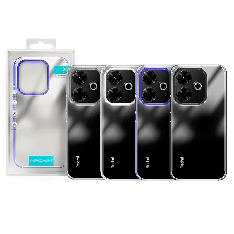 Capa Apokin para Xiaomi Redmi 13 4G Reforçada Lilás