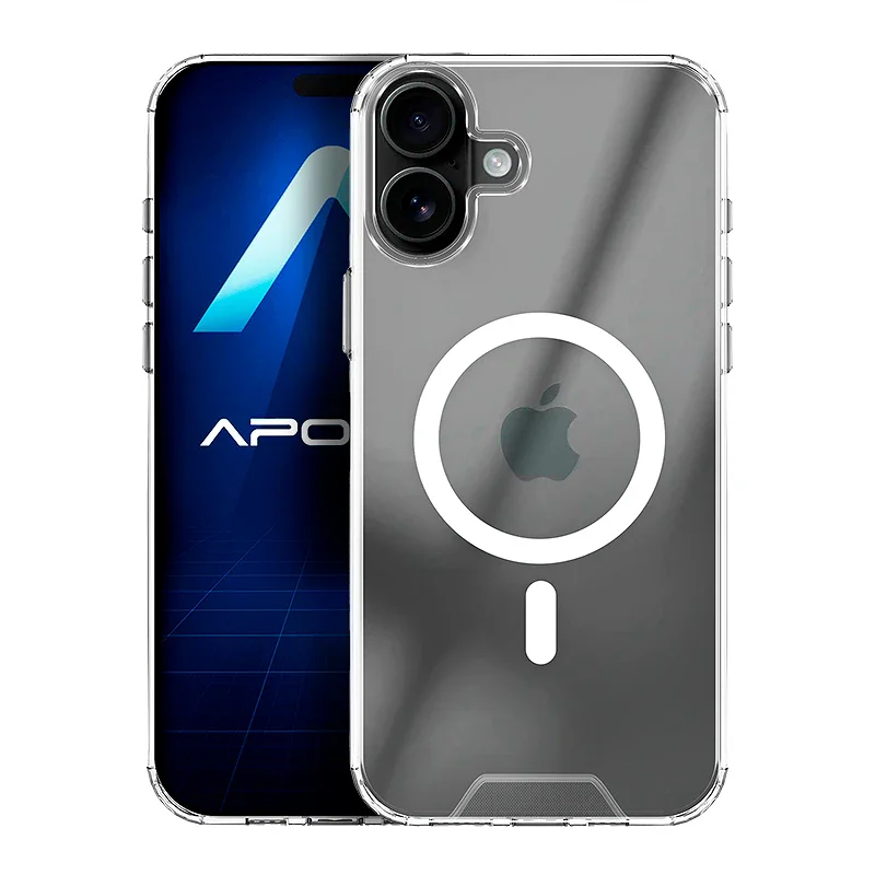 Capa Apokin para iPhone 16 Plus Clear 3D com MagSafe Transparente - Imagem 2