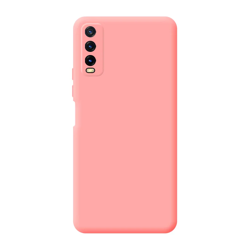 Capa Apokin para Vivo Y20s Silicone Macio com Câmara 3D Vermelho - Imagem 4