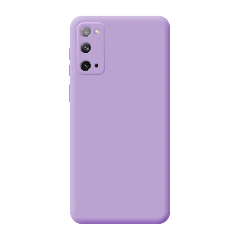 Capa de Silicone Apokin com Proteção de Câmara 3D para Samsung Galaxy S20 FE Lilás - Imagem 2
