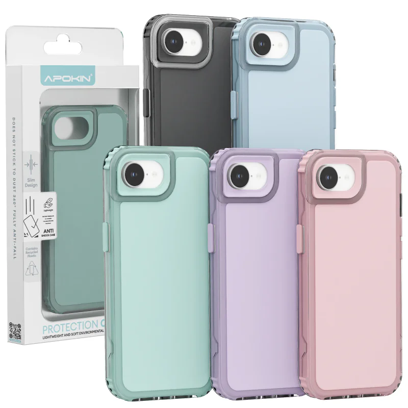 Capa Bumper Apokin Urban para Apple iPhone 16e e 17e Lilás - Imagem 1
