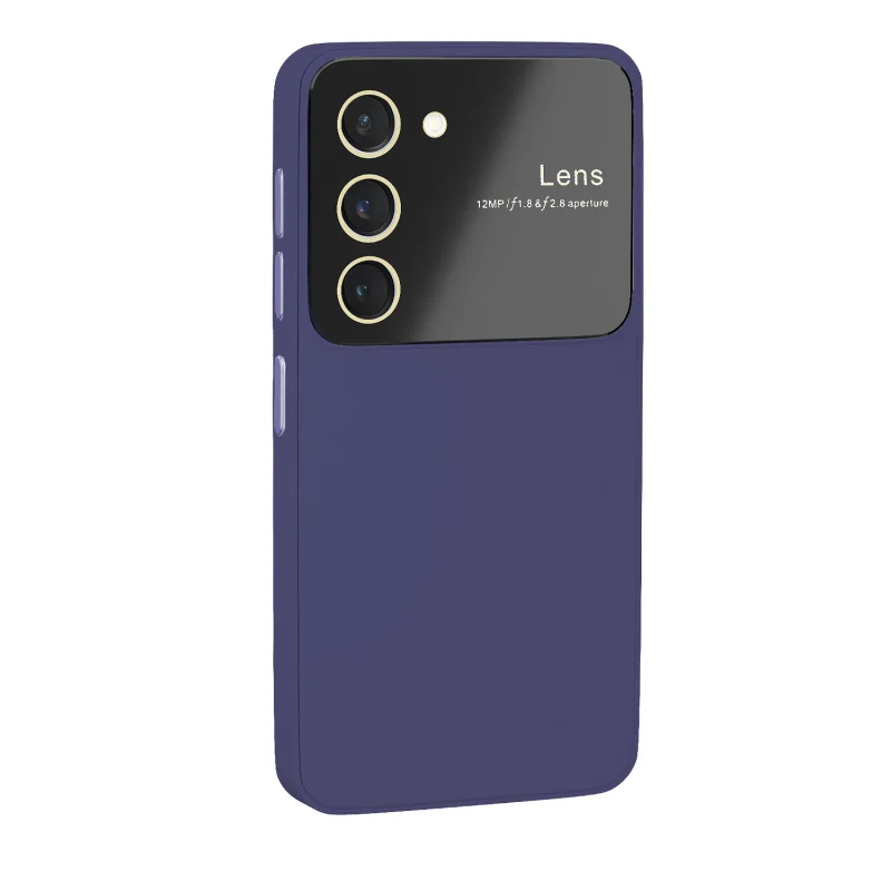Capa Apokin Silicone Mate com Proteção de Câmara para Samsung Galaxy S23 Azul marinho - Imagem 6