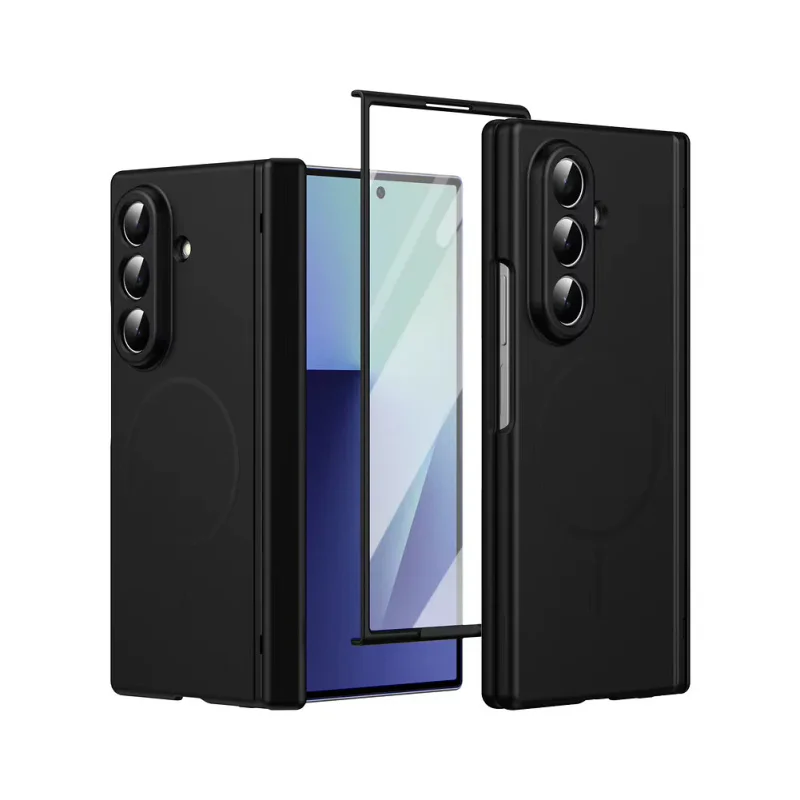 Capa Magnética Apokin com Proteção 360 e Protetor Frontal para Samsung Galaxy Z Fold 8 Rosa - Imagem 2