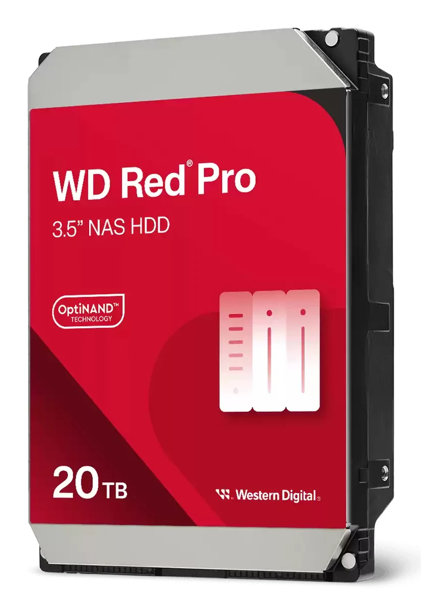 Disco Rígido Western Digital WD Red Pro NAS 20TB 3.5" SATA III 7200 rpm 512MB