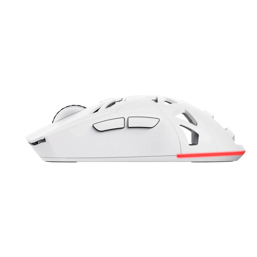 Rato Gaming Sem Fios Trust GXT 932W Volyx Ultraleve Dual Wireless Branco - Imagem 4