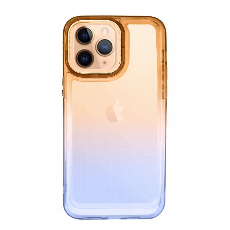 Capa Apokin Space Degradé com Proteção de Câmara para iPhone 11 Pro Rosa e Amarelo - Imagem 5