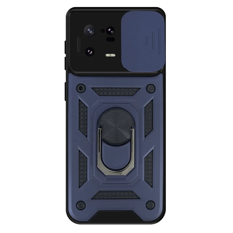 Capa com Anel Suporte e Proteção Deslizante de Câmara Apokin para Xiaomi 13 Lite Preto - Imagem 4