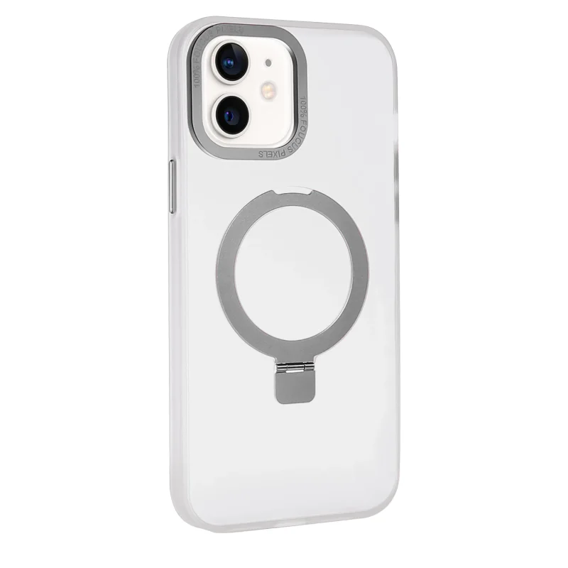 Capa Apokin Focus para iPhone 12 / 12 Pro Fumada com Suporte Branco - Imagem 4