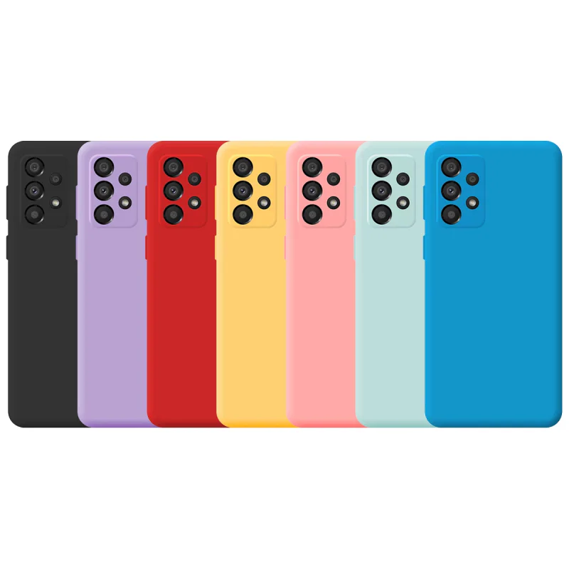 Capa Apokin para Samsung Galaxy A33 5G Silicone Suave com Proteção de Câmara 3D Preto - Imagem 1