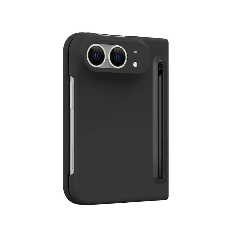 Capa Dobrável Ultrafina Apokin para iPhone Duo com Caneta Tátil Cinzento - Imagem 2