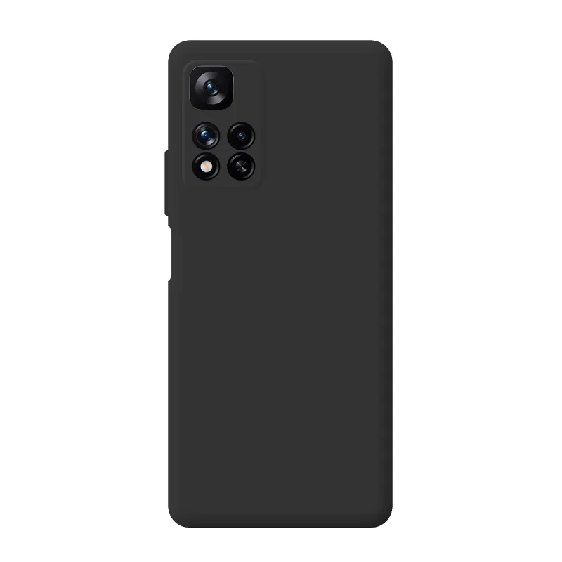 Capa Apokin de Silicone Macio com Proteção de Câmara 3D para Xiaomi Redmi Note 11 Pro Plus Preto - Imagem 6