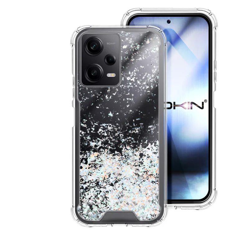 Capa Apokin para Xiaomi Redmi Note 12 Pro Gel Transparente Lilás - Imagem 5