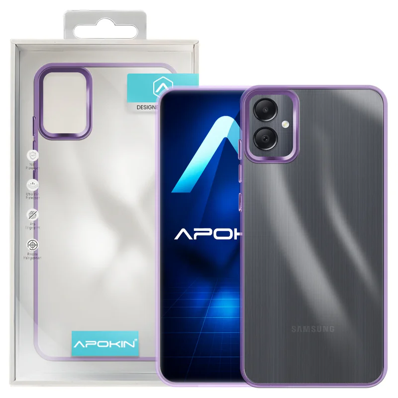 Capa Acrílica Apokin para Samsung Galaxy A06 Transparente Rosa - Imagem 4