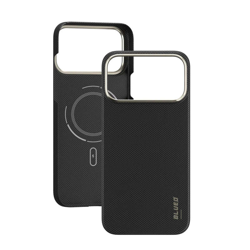 Capa Apokin em Fibra de Aramida com Íman para iPhone 17 Dourado - Imagem 6
