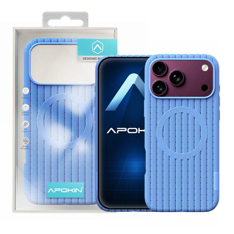 Capa Magnética Apokin com Acabamento em Tecido para iPhone 17 Pro Bordeaux - Imagem 5
