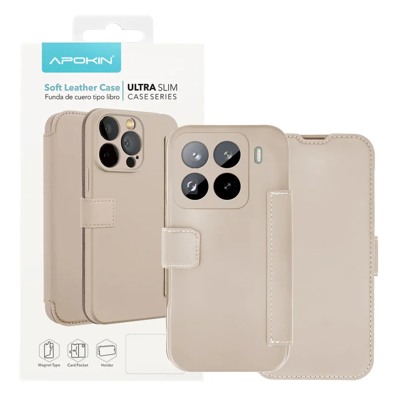 Capa Apokin para Xiaomi 15 Pro Silicone Macio Rosa Claro - Imagem 3