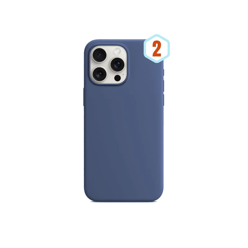 Capa de Silicone Líquido Apokin Efeito Pele para iPhone 12 Pro Max Cor 2 - Imagem 4