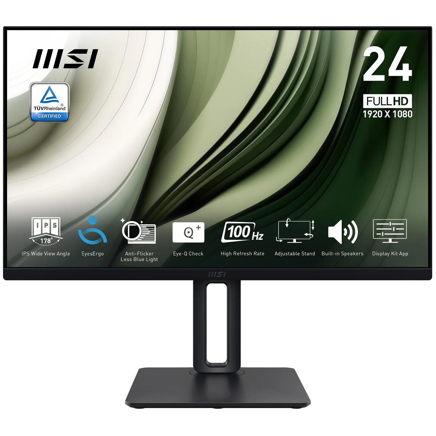 Monitor MSI PRO MP245PG 23.8" Full HD IPS 100Hz HDMI DisplayPort VGA