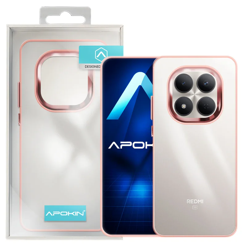 Capa Apokin para Xiaomi Redmi Note 15 Pro Plus Acrílica Transparente Branco - Imagem 5