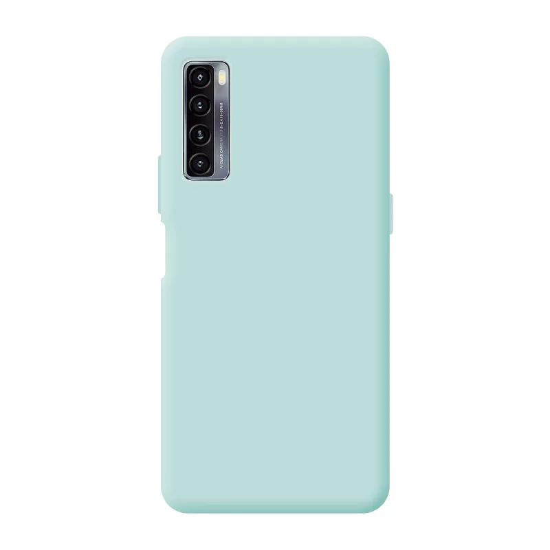 Capa Apokin para TCL 20L / 20L Plus Silicone Macio com Proteção de Câmara 3D Vermelho - Imagem 3