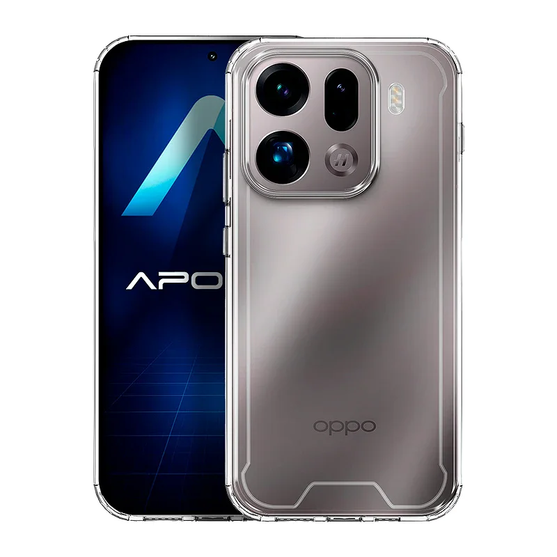 Capa Antichoque Apokin Premium para Oppo Find X9 Pro Transparente