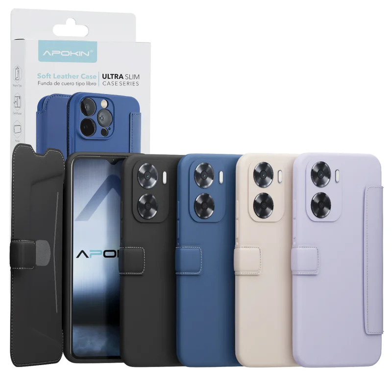 Capa de Silicone Apokin para Oppo A57 e Oppo A77 Preto - Imagem 1
