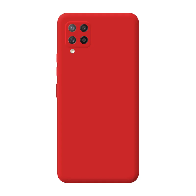 Capa Apokin para Samsung Galaxy A42 Silicone Macio com Proteção 3D Vermelho - Imagem 5