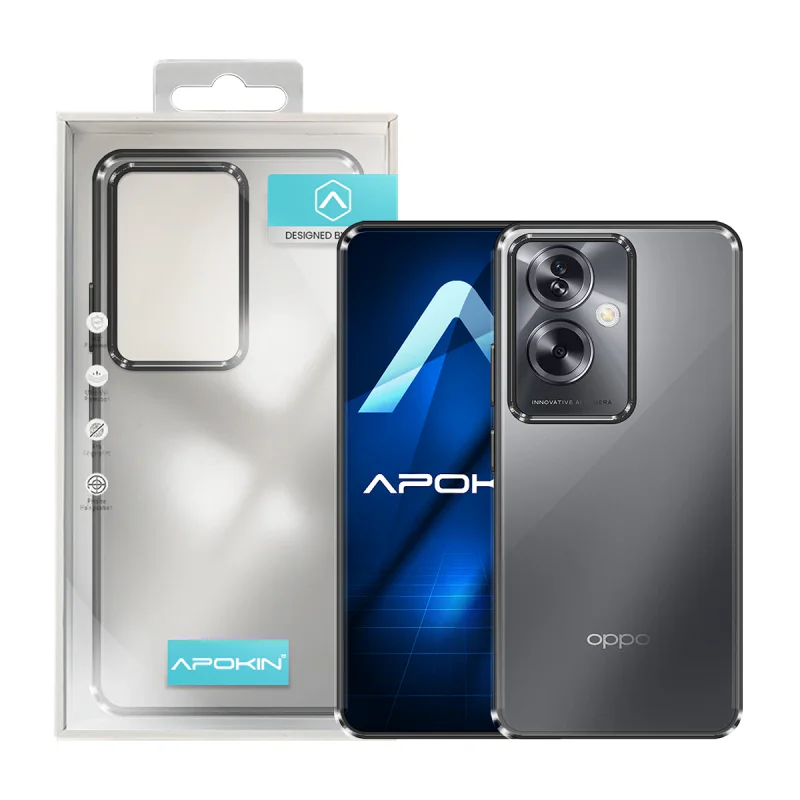Capa Apokin Oppo A79 5G Antichoque com Rebordo Colorido Lilás - Imagem 2