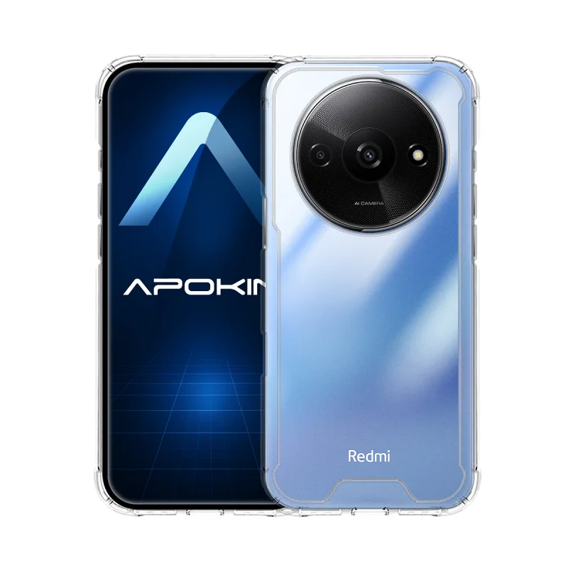 Capa Antichoque Apokin Reforçada para Xiaomi Redmi A3 Transparente