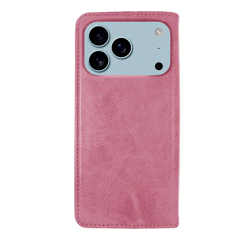 Capa de Livro Apokin para Apple iPhone 17 Pro Max e iPhone 18 Pro Max Pele Sintética Preto - Imagem 2