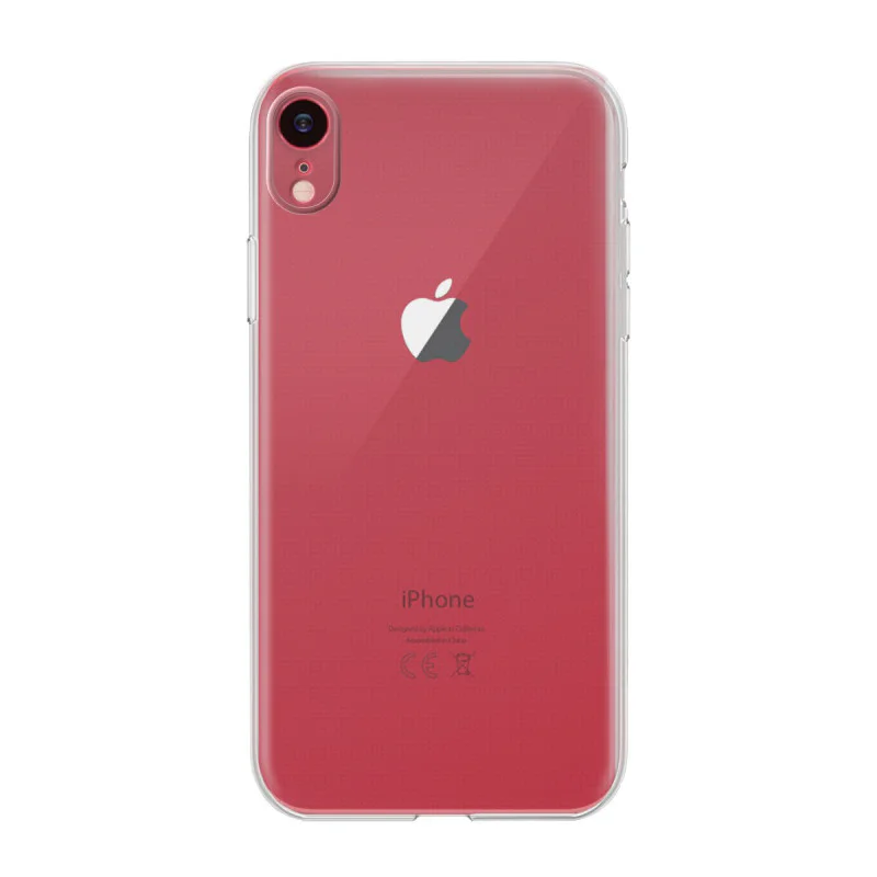 Capa de Silicone Apokin 2,0 mm Reforçada para iPhone XR Transparente