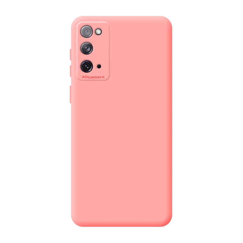 Capa Apokin para Samsung Galaxy S20 Silicone Macio com Proteção de Câmara 3D Vermelho - Imagem 4