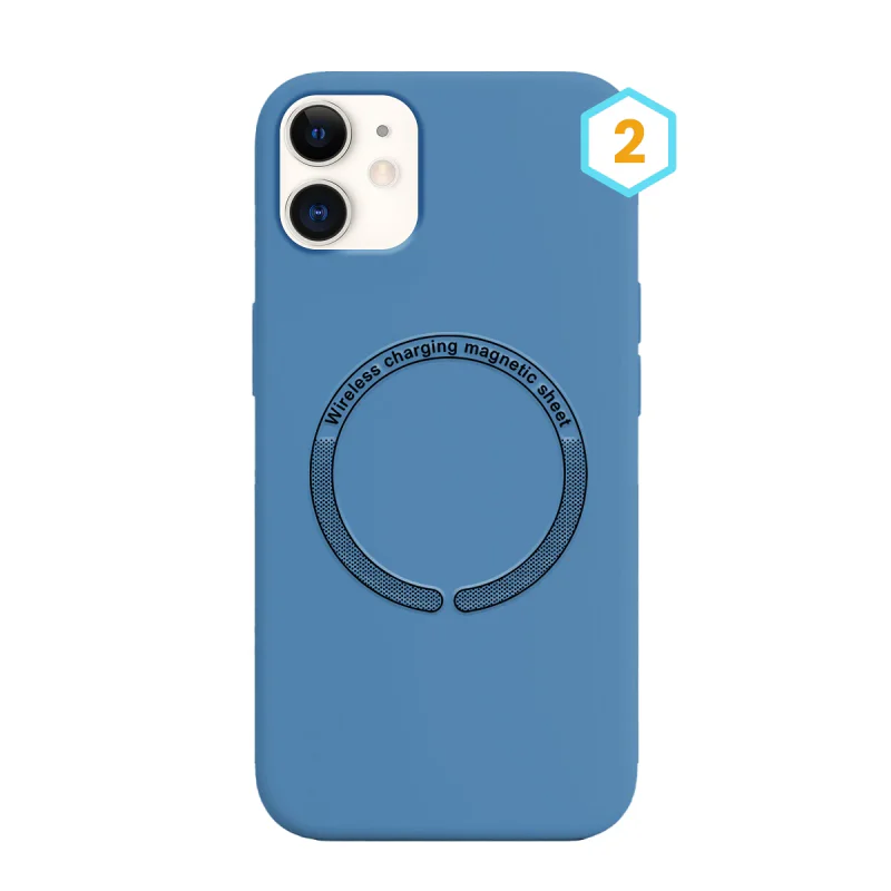 Capa Apokin em Silicone Líquido com MagSafe para iPhone 11 Cor 2 - Imagem 3