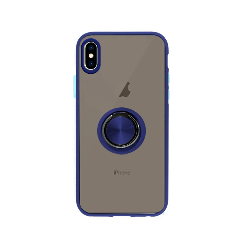 Capa de Gel Apokin Fumada com Íman e Suporte para iPhone XS Max Variedade de cores - Imagem 2