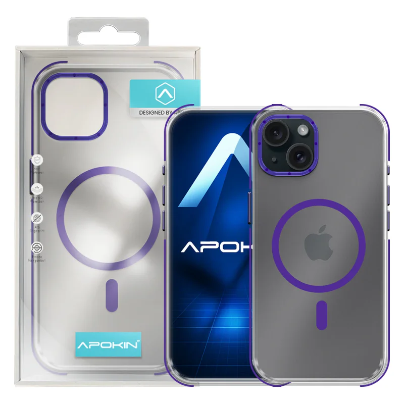 Capa Apokin Reforçada com MagSafe para iPhone 11 Variedade de cores - Imagem 3