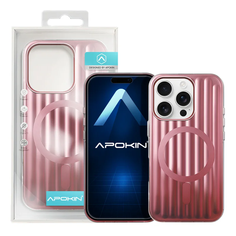 Capa Apokin para iPhone 16 Pro Metálica com MagSafe Preto - Imagem 3