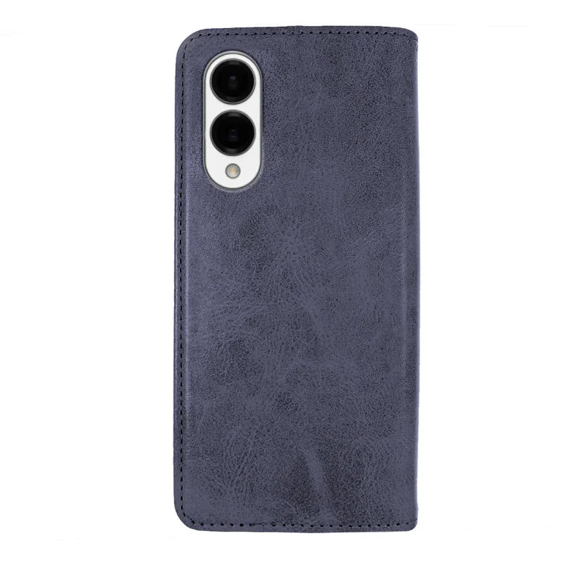 Capa Livro Apokin para Samsung Galaxy S25 com Porta-Cartões em Pele Sintética Vermelho - Imagem 3