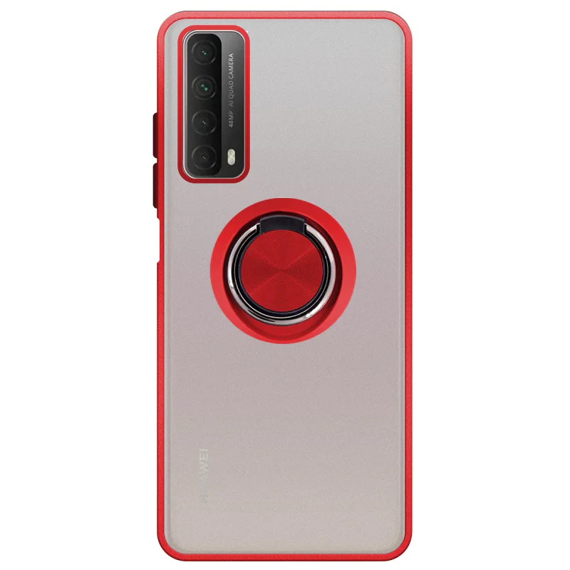 Capa de Gel Apokin Magnética com Suporte Fumada para Huawei P Smart 2021 Azul - Imagem 3