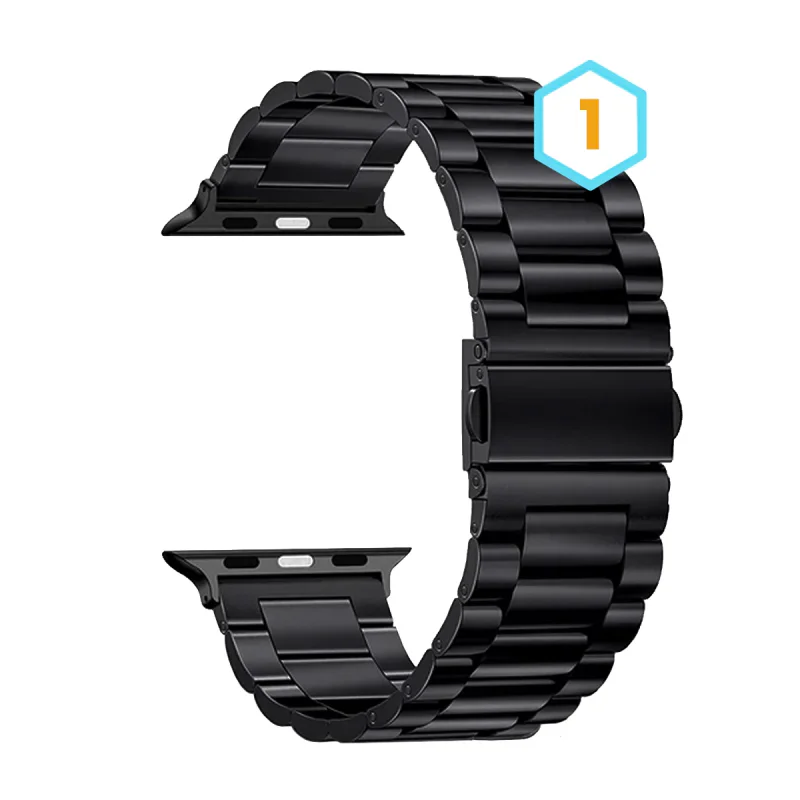 Bracelete Universal Apokin em Aço Larga 20 mm Ouro Rosa - Imagem 2